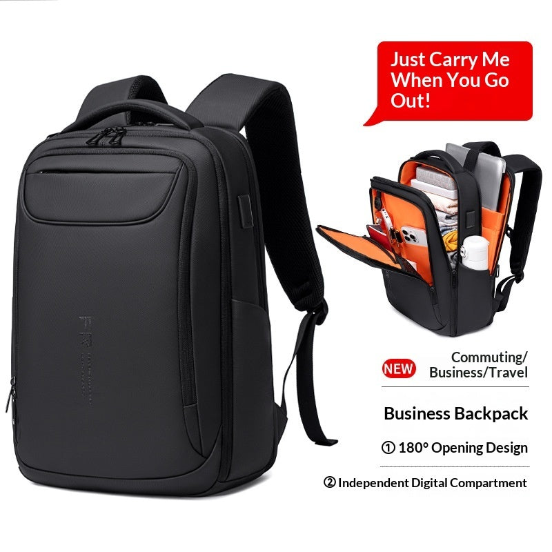 Mens Simple Casual Backpack For Commuting Business Trips And Everyday Use