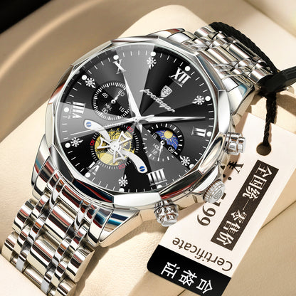 Waterproof Multifunctional Trendy High-end Luminous Men's Quartz Watch