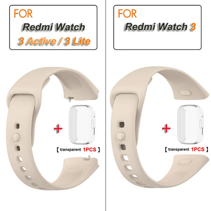 Silicone Strap for Redmi Watch 3/Active Watchbands Strap for  Redmi Watch 3 Active/Lite