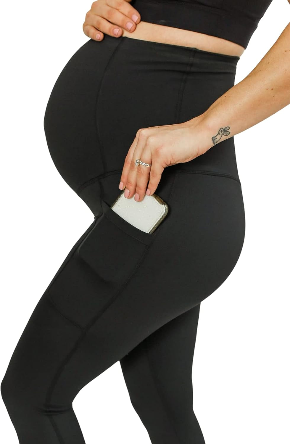 Women’S Active Maternity to Postpartum Leggings with Pockets