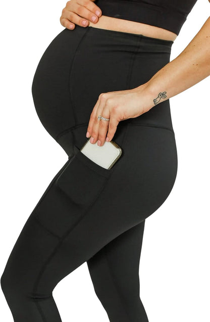 Women’S Active Maternity to Postpartum Leggings with Pockets