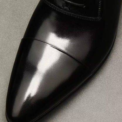 Lace-up Business Formal Shoes For Trendy Men