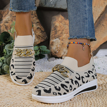 Flat Slip-on Loafers Large-size Casual Breathable Sneakers