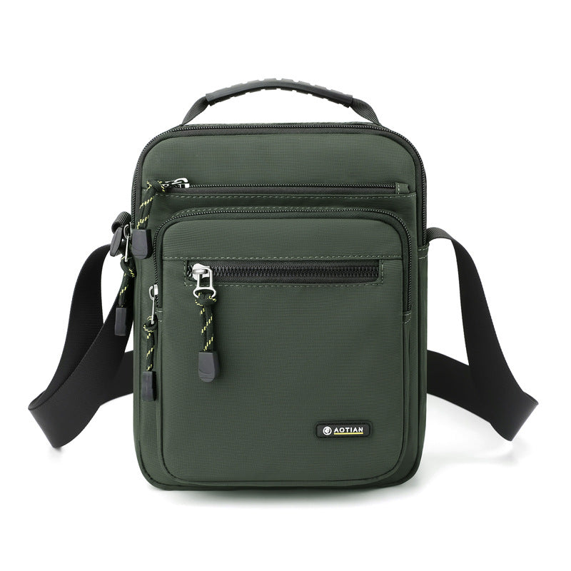 Mens Casual Crossbody Shoulder Tote Bagversatile, Available In Multiple Sizes