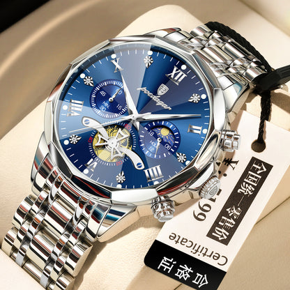 Waterproof Multifunctional Trendy High-end Luminous Men's Quartz Watch