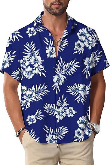Men's Printed Casual Fashion Short-Sleeve