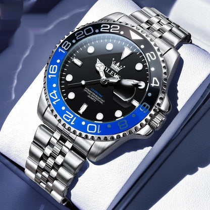 Trendy Ring Size Luminous Waterproof Ghost Quartz Watch