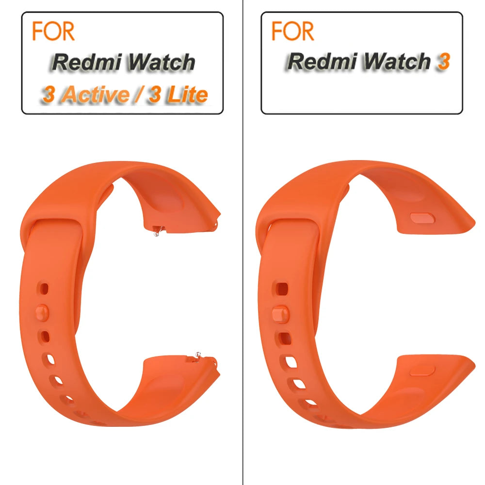 Silicone Strap for Redmi Watch 3/Active Watchbands Strap for  Redmi Watch 3 Active/Lite
