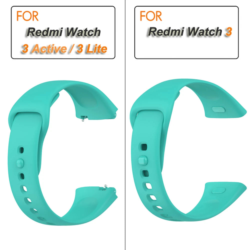 Silicone Strap for Redmi Watch 3/Active Watchbands Strap for  Redmi Watch 3 Active/Lite