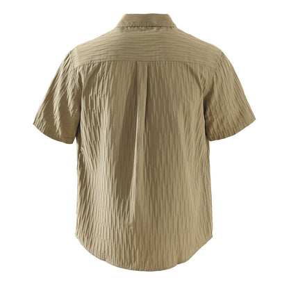 Men's Fashionable Casual Loose Short-Sleeve Shirt