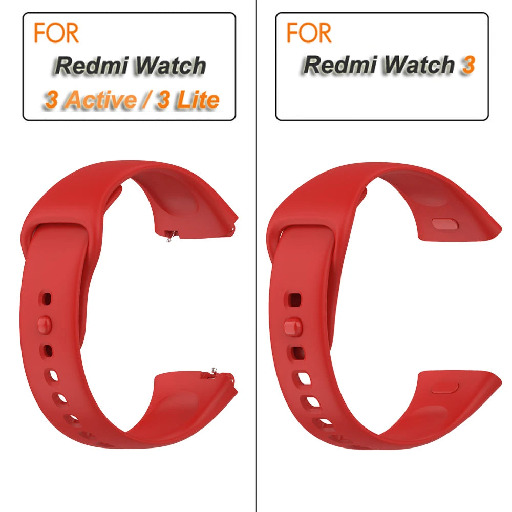 Silicone Strap for Redmi Watch 3/Active Watchbands Strap for  Redmi Watch 3 Active/Lite