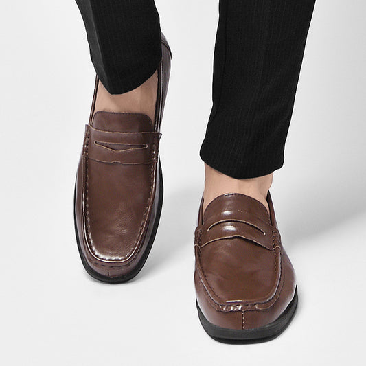 Men's Leather Slip-on Casual Shoes