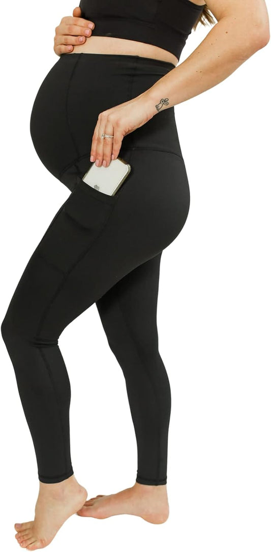 Women’S Active Maternity to Postpartum Leggings with Pockets