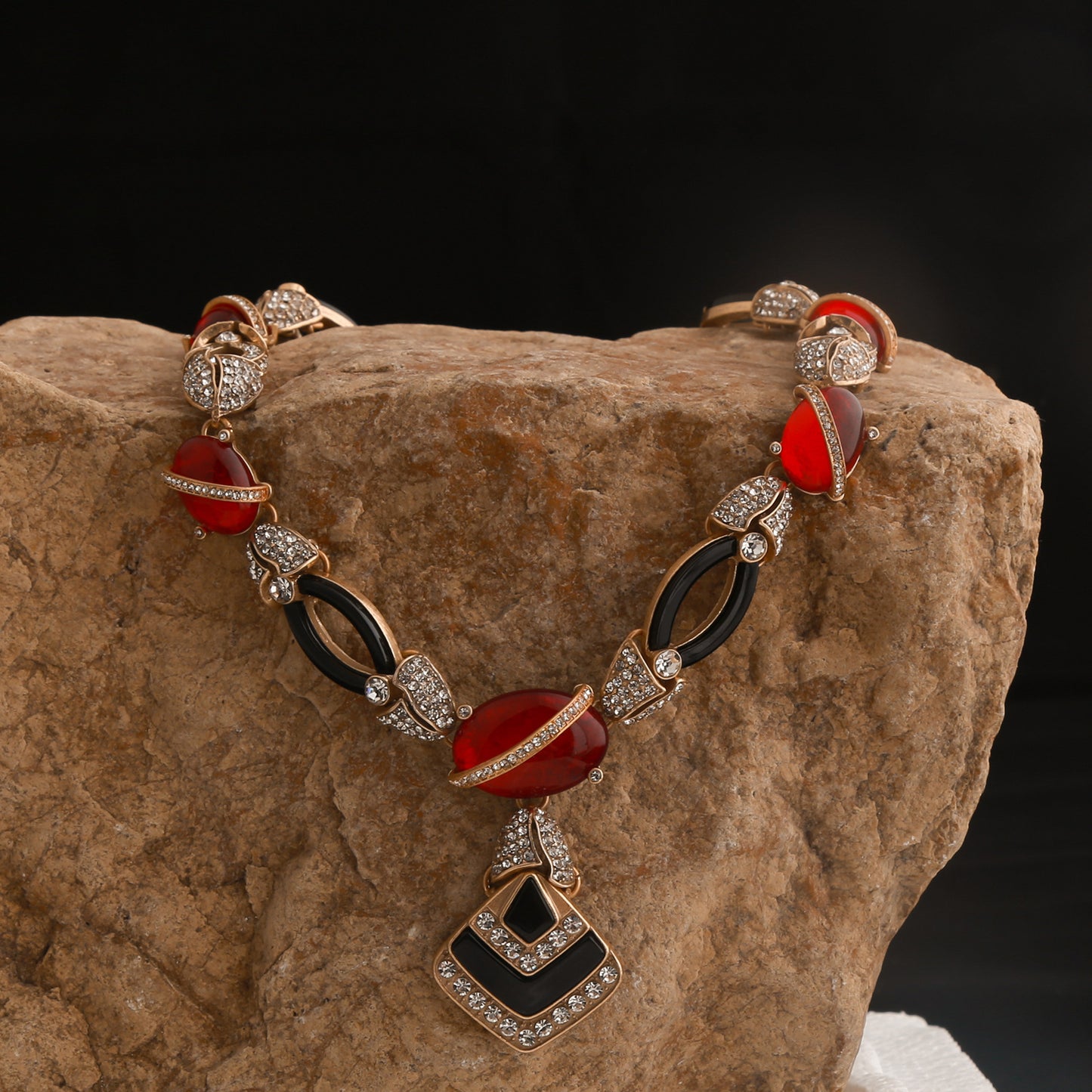 Ladies' Light Luxury High-end Tassel Earring Jewelry Set