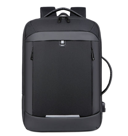 Multi-functional Black Breathable Laptop Backpack