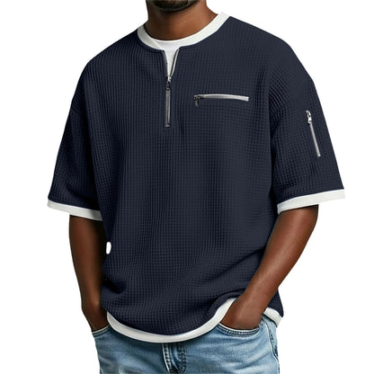Men's Short-sleeve Polo Shirt Casual And Loose-fitting T-shirt