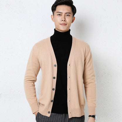 Men's Casual All-Match Long-Sleeve Knitted Jacket