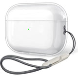 Clear Soft TPU Earphone Case with Lanyard Strap for Airpods Pro 2 3 2Nd Generation Air Pods 4 3 1 3Rd 2024 Gen Cover Accessories