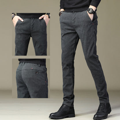 Korean-style Thick Work Pants For Men