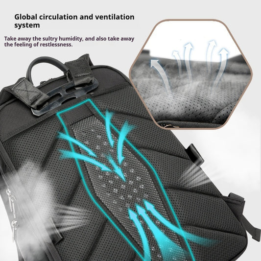 Multifunctional Mens Business Load-Relief Backpack