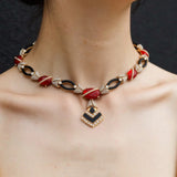 Ladies' Light Luxury High-end Tassel Earring Jewelry Set