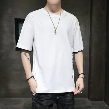 Men's Loose Casual All-Match Crew-Neck Short-Sleeve