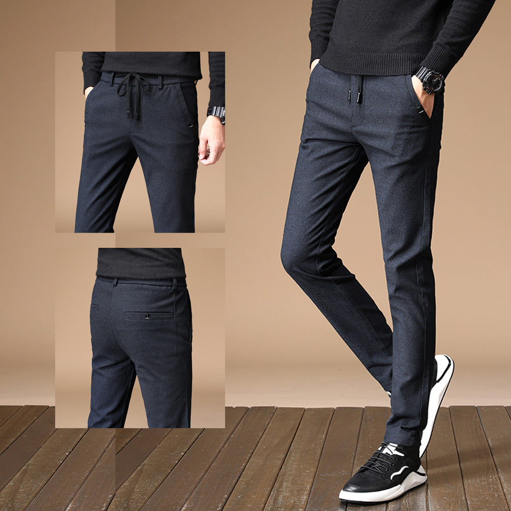 Korean-style Thick Work Pants For Men