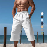 Breathable Capri Pants Mens Fashionable Casual Breathable Shorts