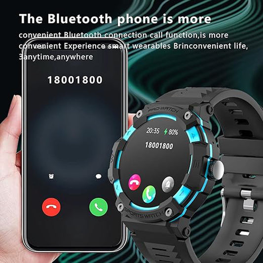 Smartwatch With GPS 1.39 Inch TFT Screen IOS Android Bluetooth 5.3,Sports Smartwatch With LED