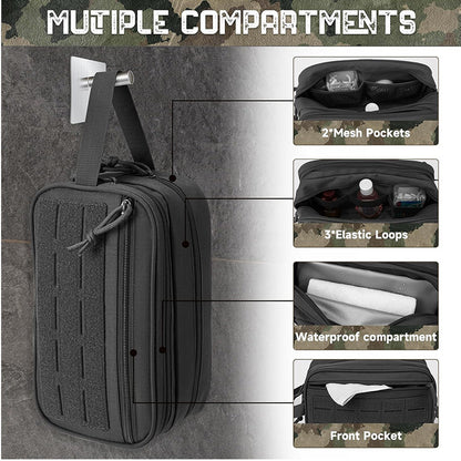 Mens Toiletry Makeup Bag Outdoor Tactical Organizer Pouch