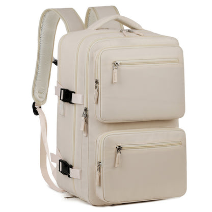 Mens Large-Capacity Business Backpack With Dry-Wet Separation Compartments