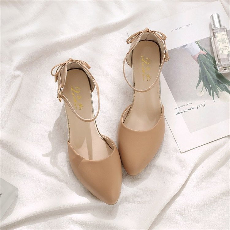 Summer Womens Shoes Versatile Strap-clip Closed-toe Sandals