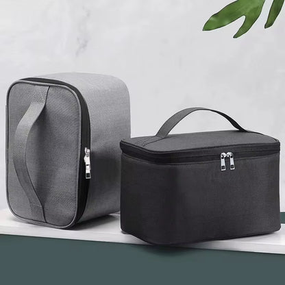 1Pc Business Trip Men'S Toiletry Bag Double Layer Large Capacity Cosmetic Bag Oxford Cloth Storage Bag Portable Handbag