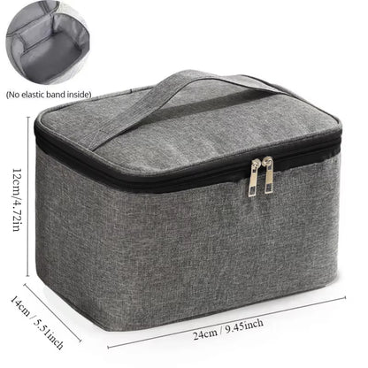 1Pc Business Trip Men'S Toiletry Bag Double Layer Large Capacity Cosmetic Bag Oxford Cloth Storage Bag Portable Handbag