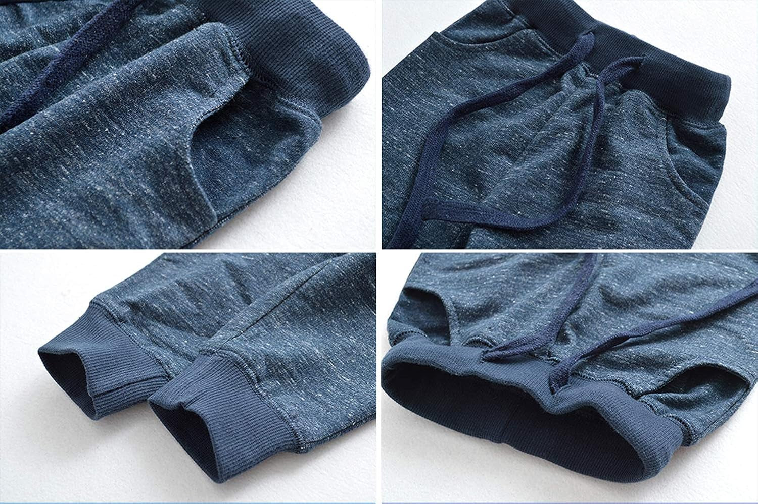 Little Boys Cartoon Pattern Cotton Drawstring Elastic Sweatpants Sport Jogger Pants with Pocket