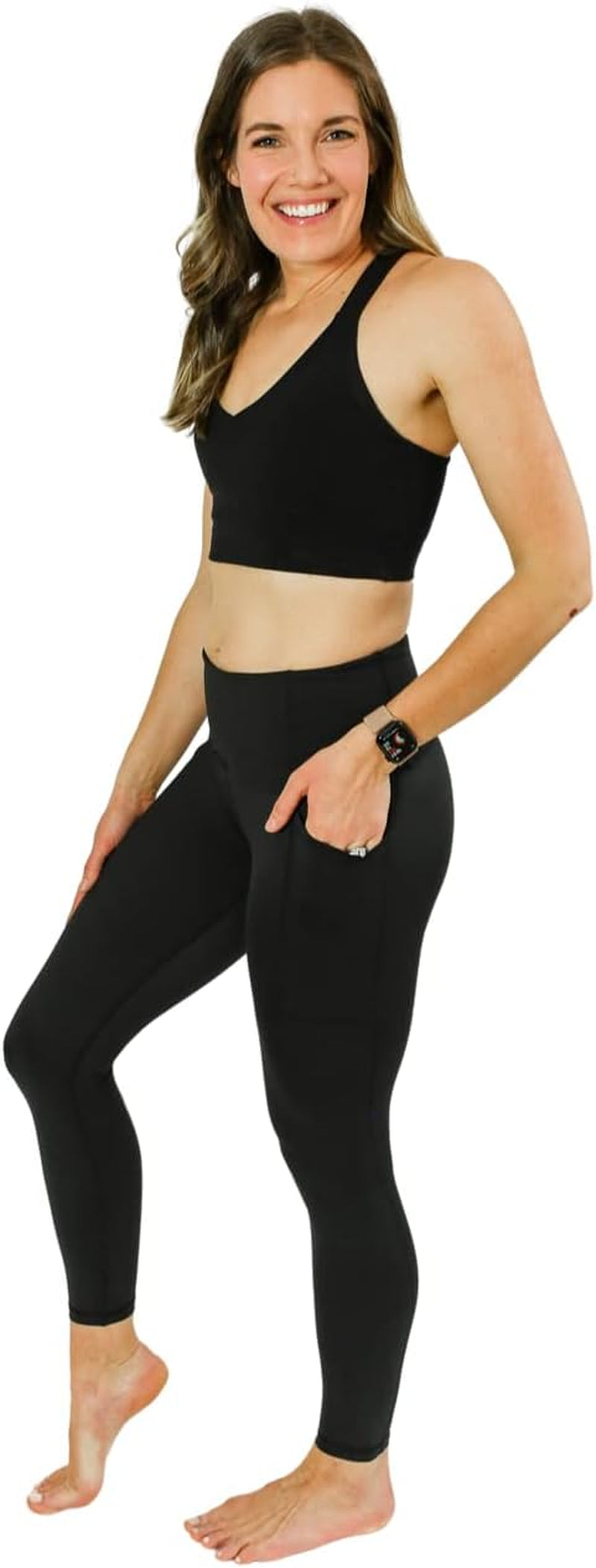 Women’S Active Maternity to Postpartum Leggings with Pockets