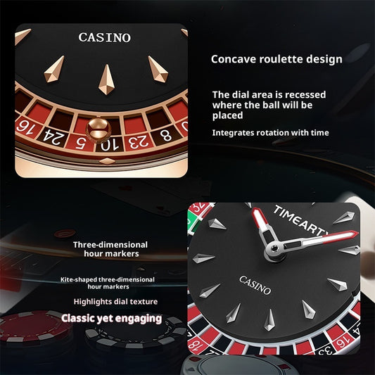 Niche Trendy Unique Luminous Waterproof Belt Quartz Watch